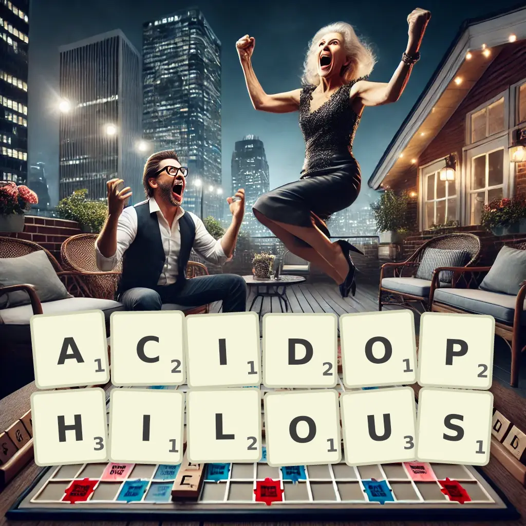 Words with letters ACIDOPHILOUS