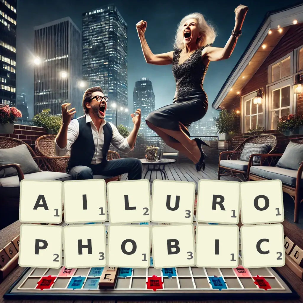 List of words with letters AILUROPHOBIC Words with letters AILUROPHOBIC