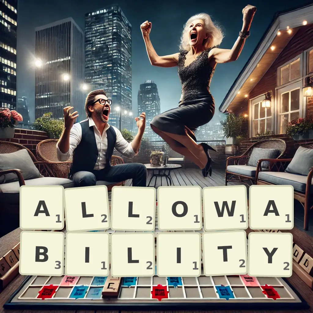 List of words with letters ALLOWABILITY Words with letters ALLOWABILITY