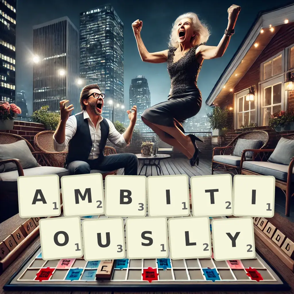 List of words with letters AMBITIOUSLY Words with letters AMBITIOUSLY