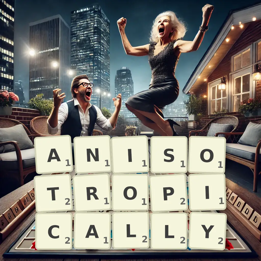 List of words with letters ANISOTROPICALLY Words with letters ANISOTROPICALLY