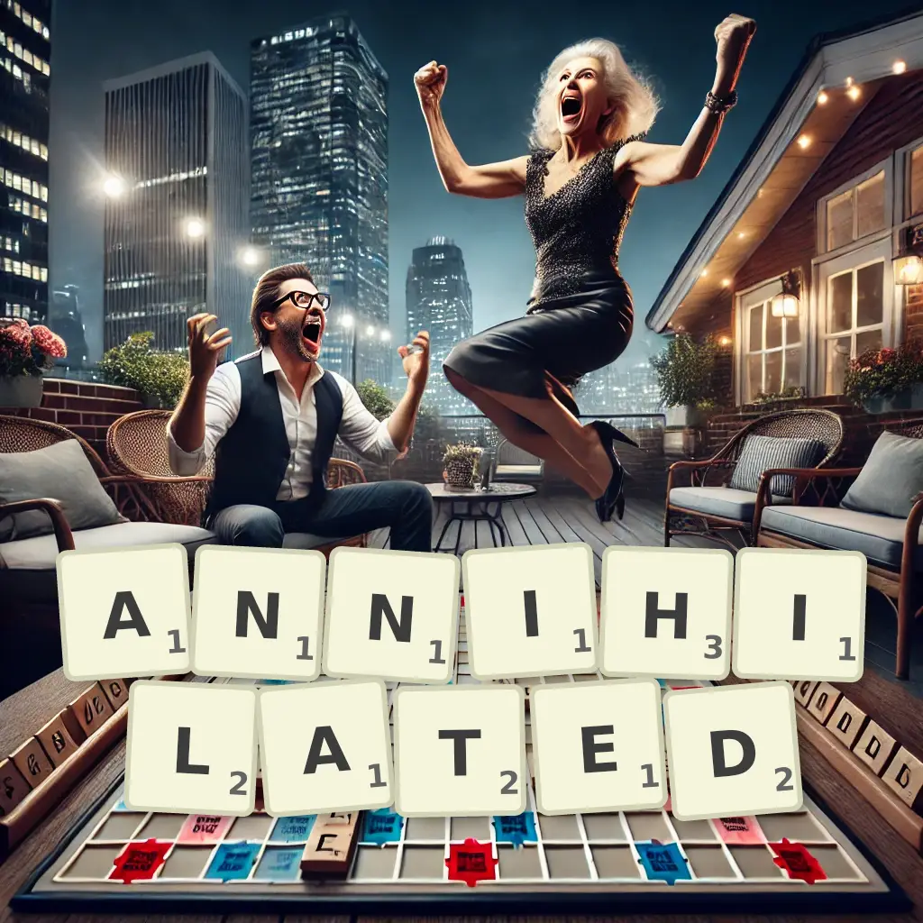 List of words with letters ANNIHILATED Words with letters ANNIHILATED