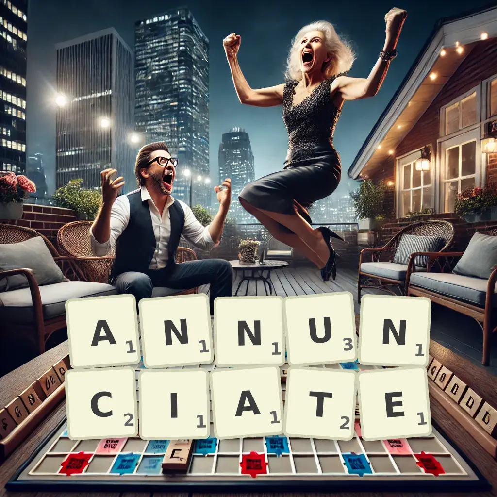 List of words with letters ANNUNCIATE Words with letters ANNUNCIATE