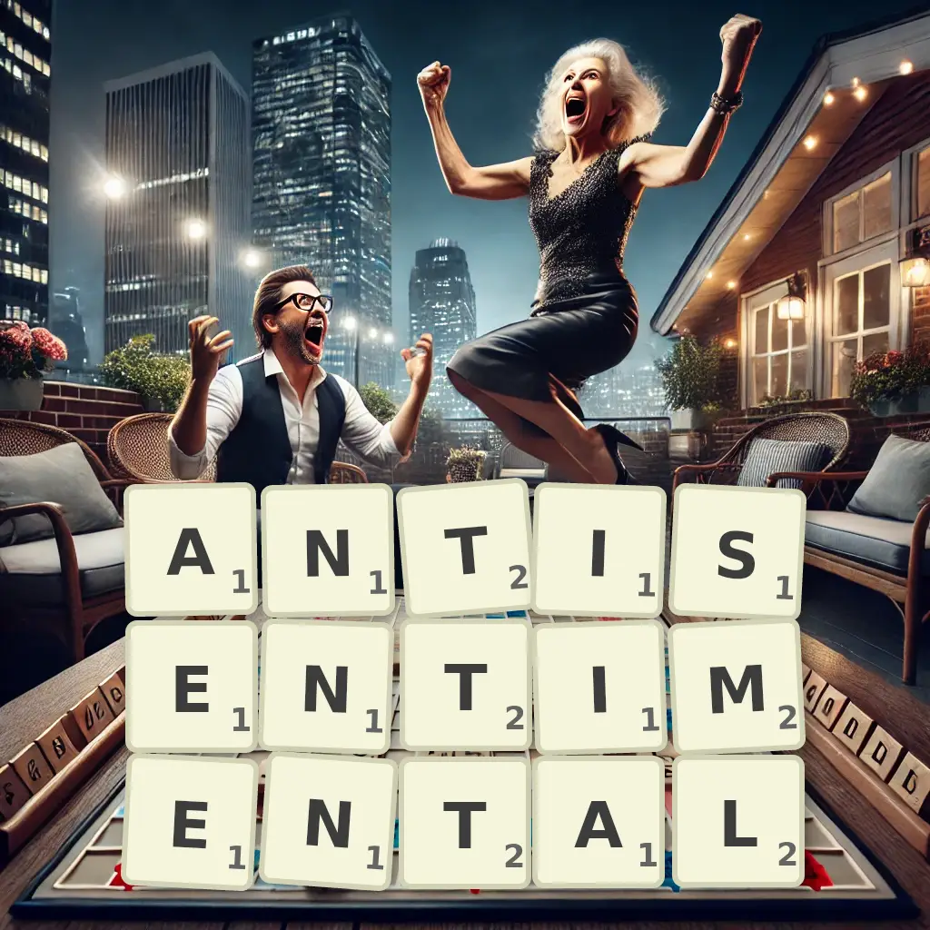 List of words with letters ANTISENTIMENTAL Words with letters ANTISENTIMENTAL