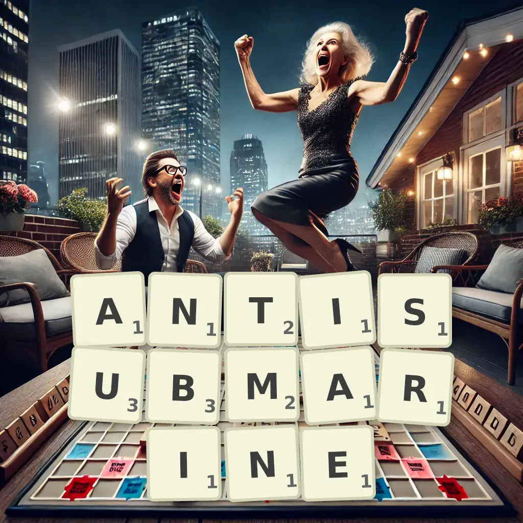 List of words with letters ANTISUBMARINE Words with letters ANTISUBMARINE