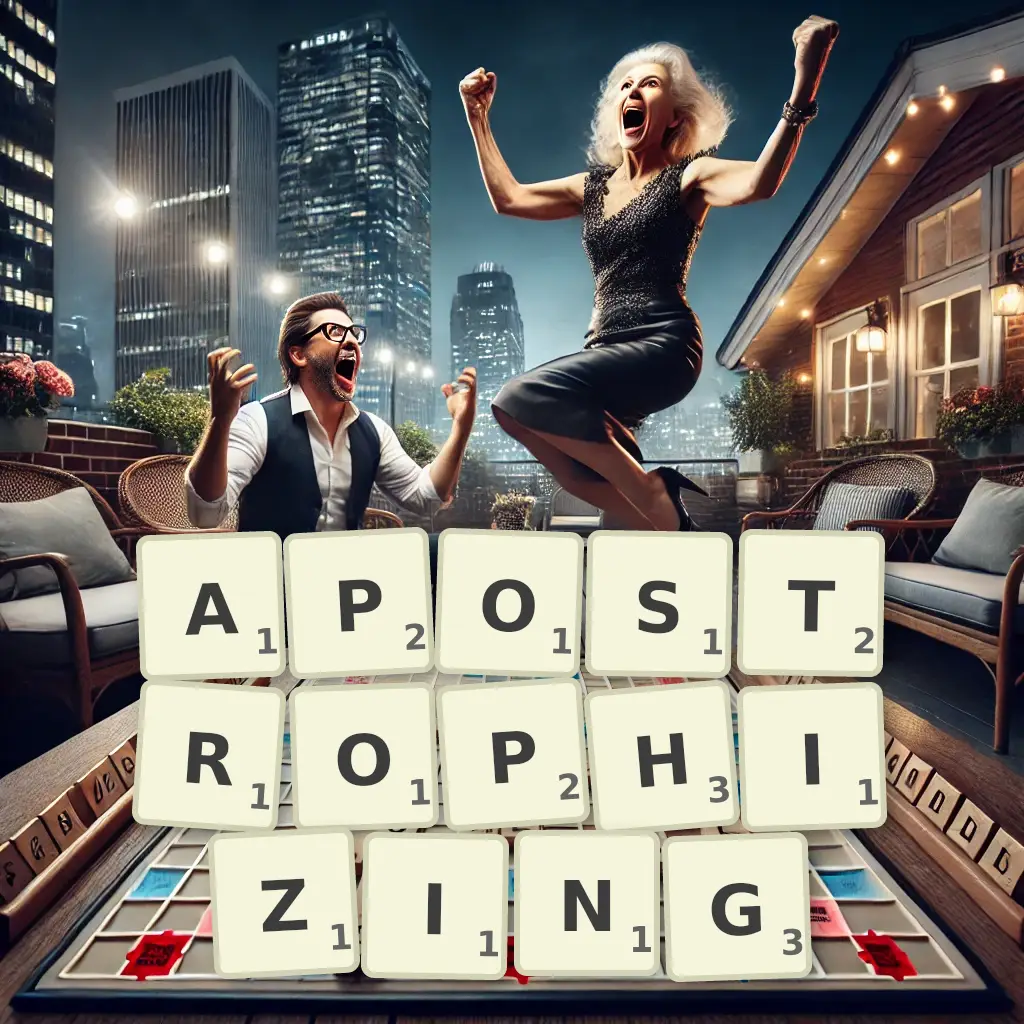 List of words with letters APOSTROPHIZING Words with letters APOSTROPHIZING