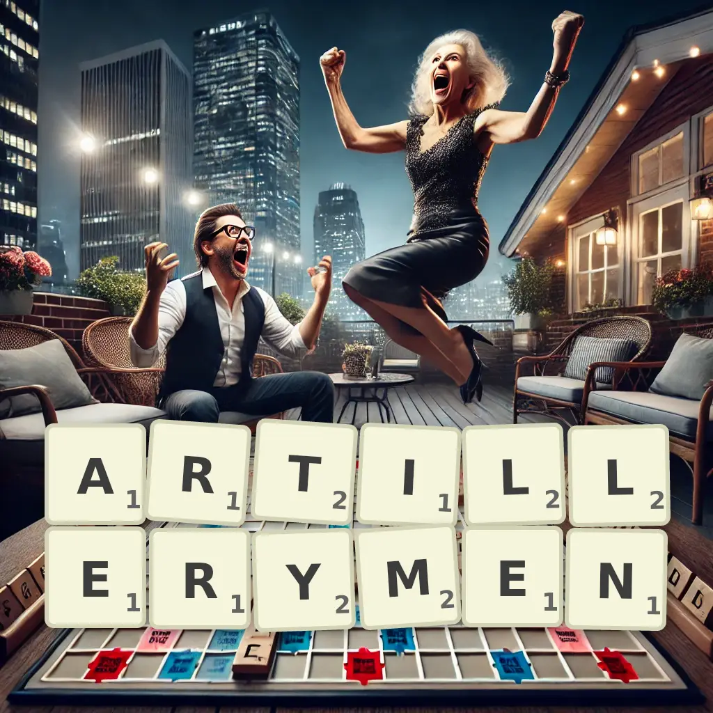 List of words with letters ARTILLERYMEN Words with letters ARTILLERYMEN