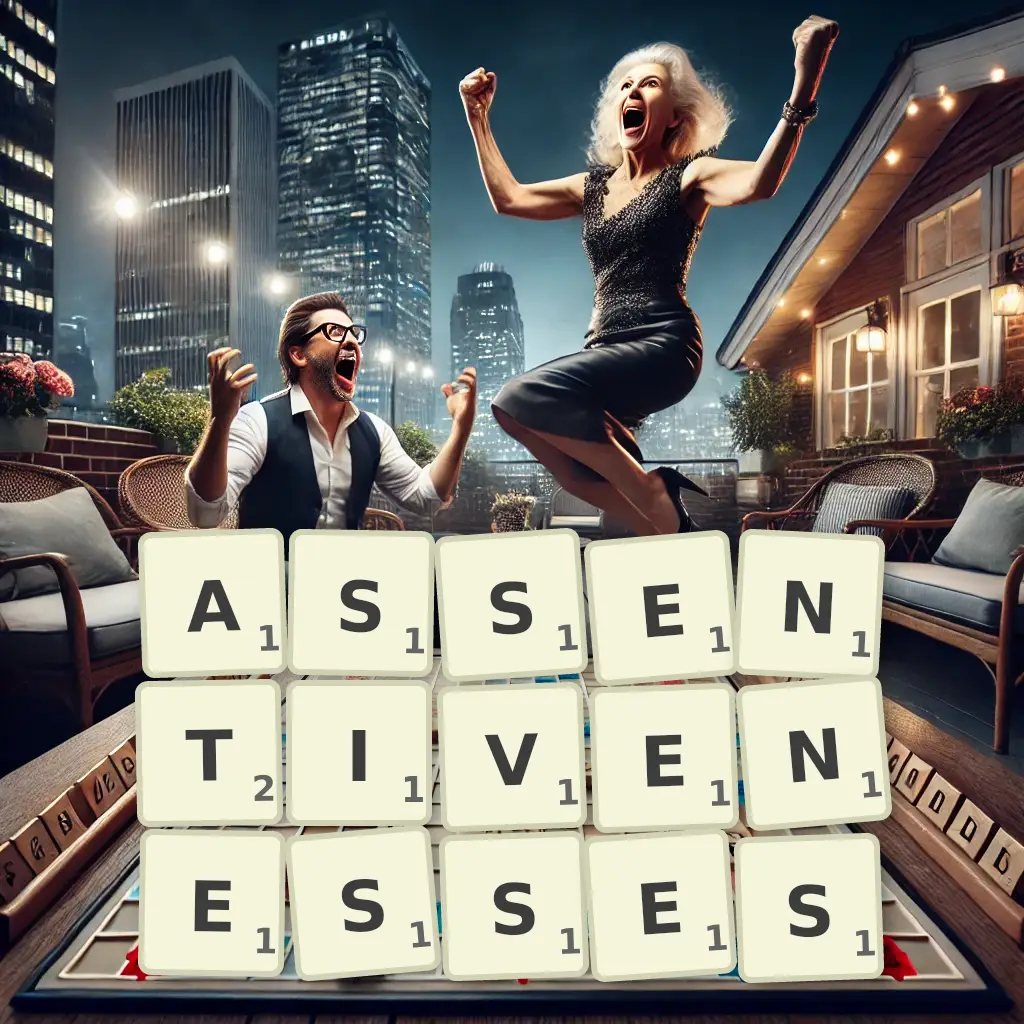 List of words with letters ASSENTIVENESSES Words with letters ASSENTIVENESSES