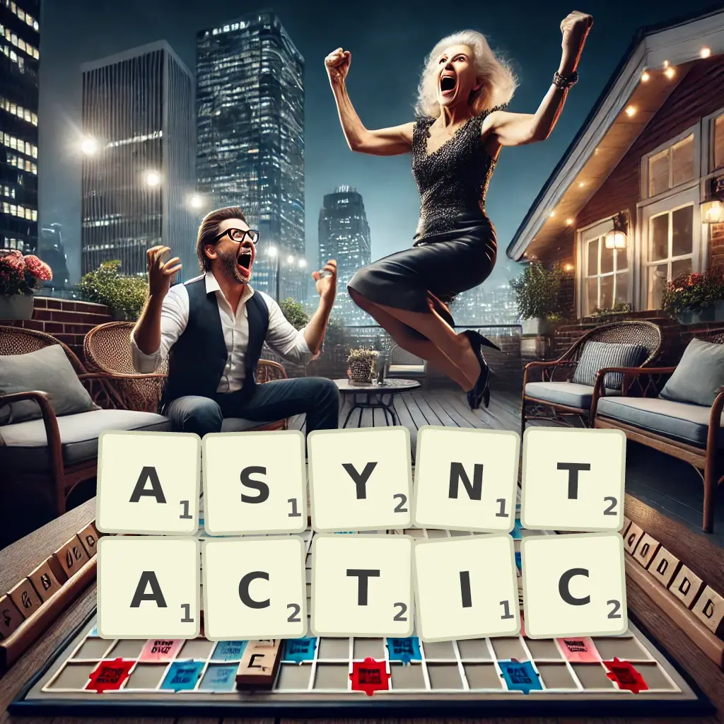 List of words with letters ASYNTACTIC Words with letters ASYNTACTIC