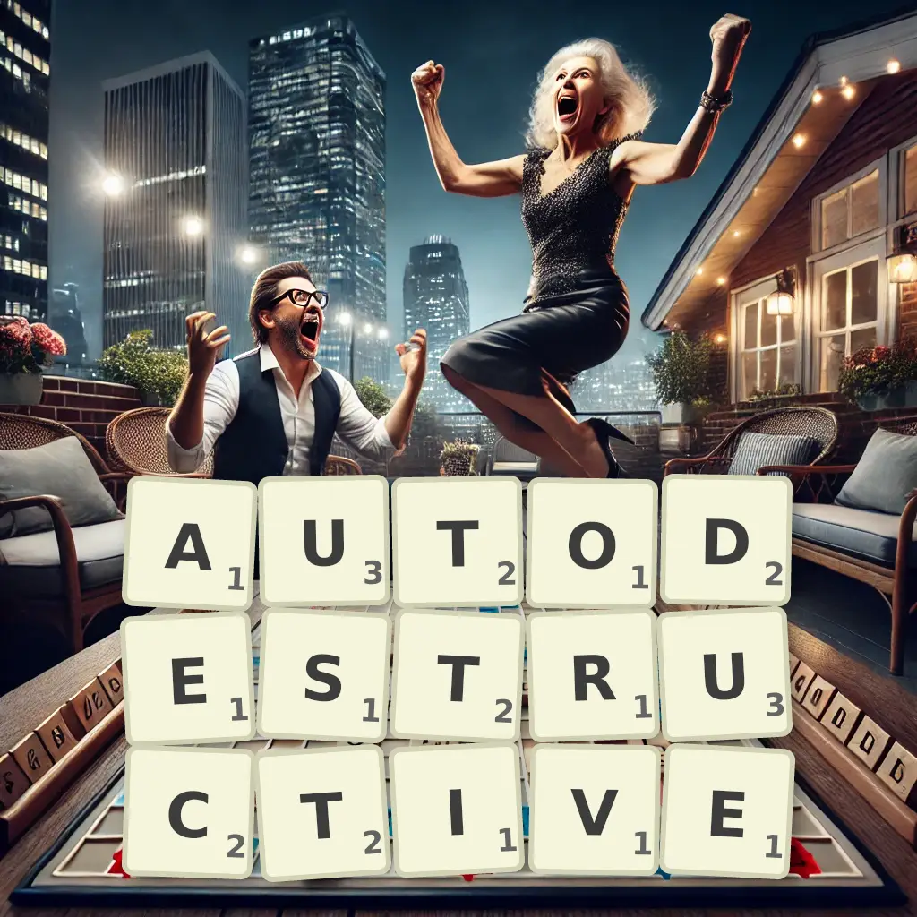 List of words with letters AUTODESTRUCTIVE Words with letters AUTODESTRUCTIVE