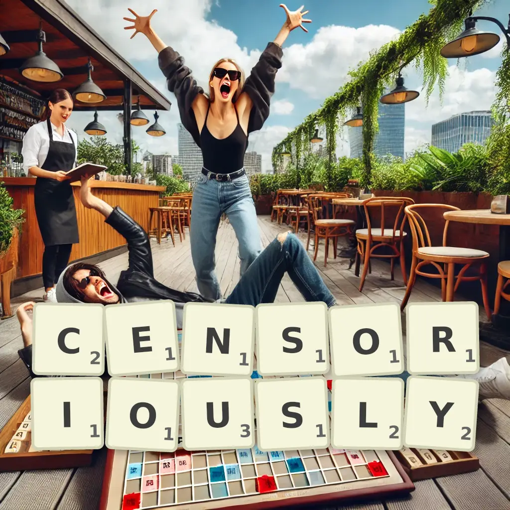 List of words with letters CENSORIOUSLY Words with letters CENSORIOUSLY
