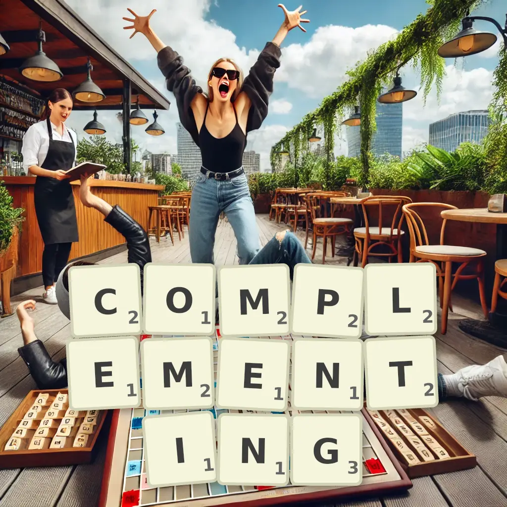 List of words with letters COMPLEMENTING Words with letters COMPLEMENTING
