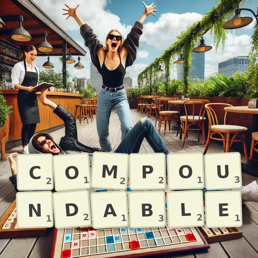 List of words with letters COMPOUNDABLE Words with letters COMPOUNDABLE