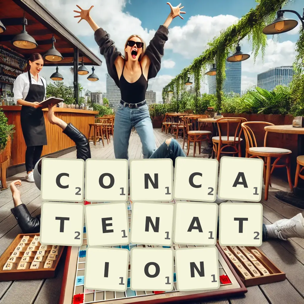 List of words with letters CONCATENATION Words with letters CONCATENATION