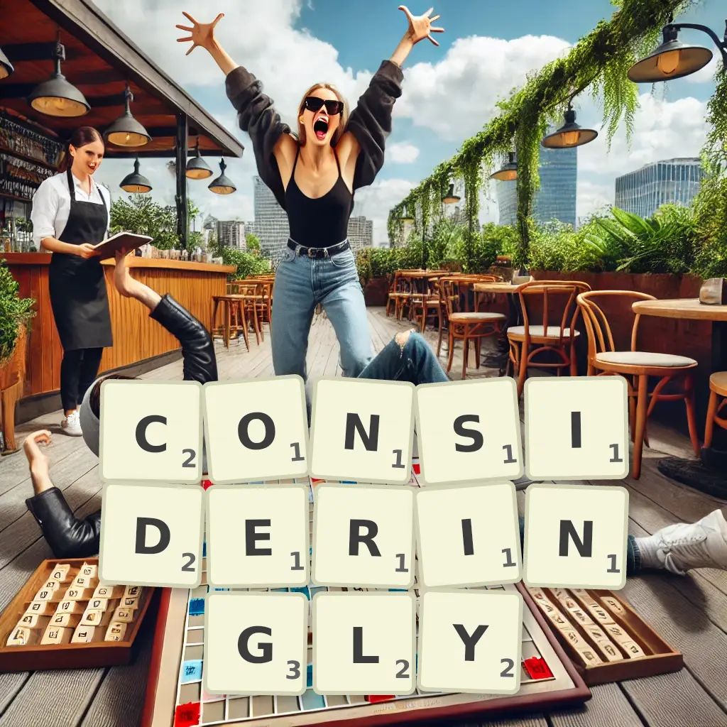 List of words with letters CONSIDERINGLY Words with letters CONSIDERINGLY