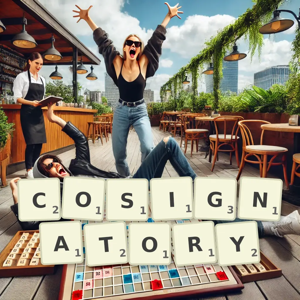 List of words with letters COSIGNATORY Words with letters COSIGNATORY