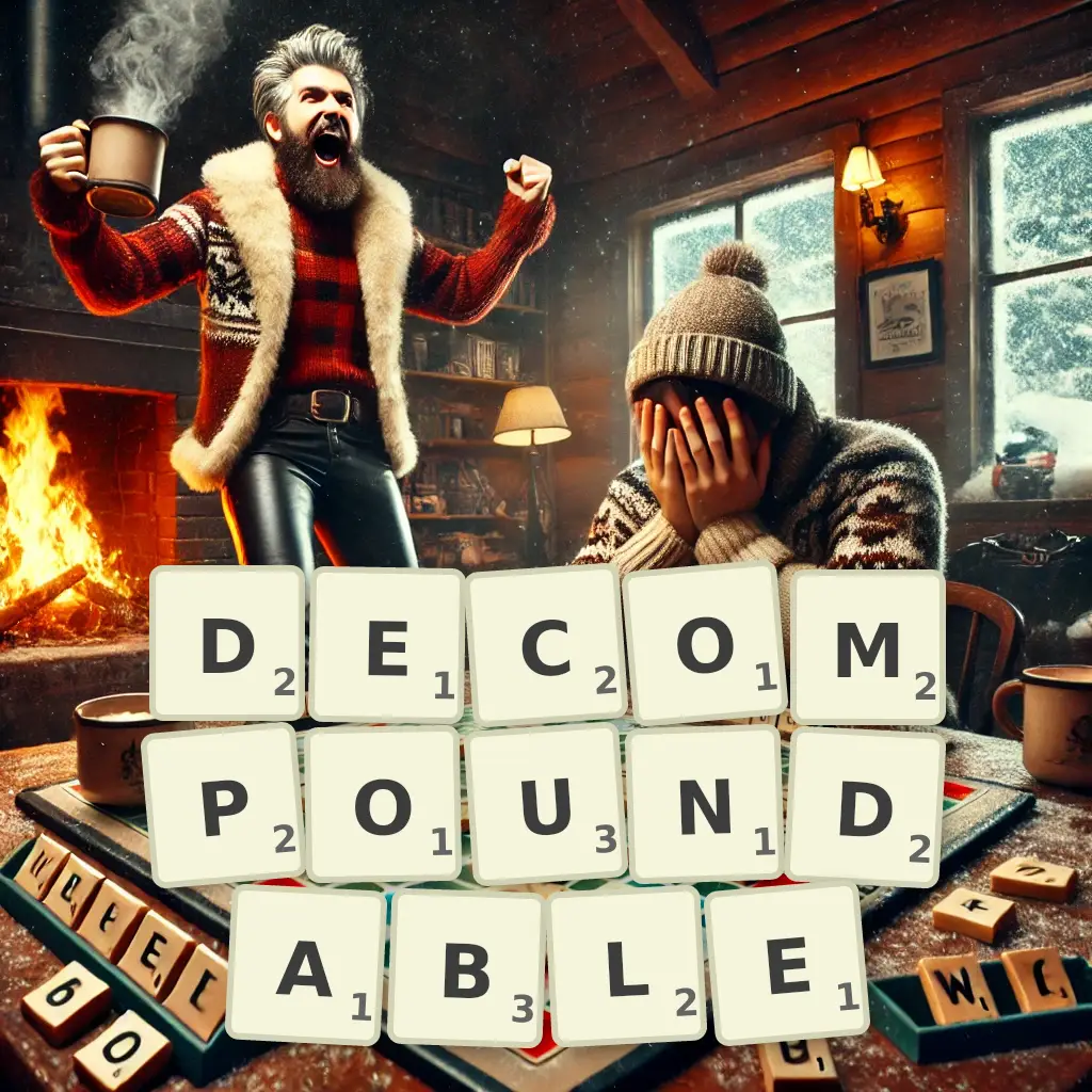 List of words with letters DECOMPOUNDABLE Words with letters DECOMPOUNDABLE