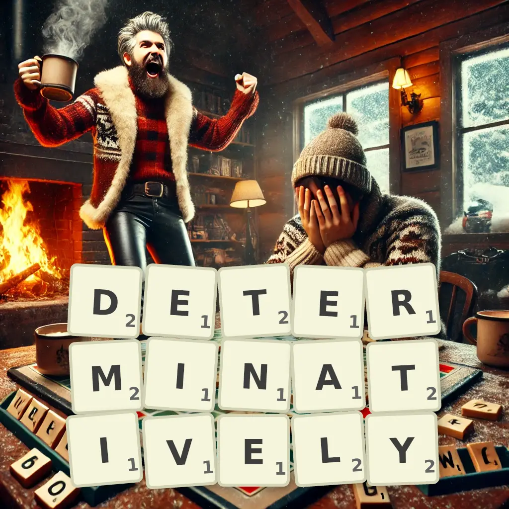 List of words with letters DETERMINATIVELY Words with letters DETERMINATIVELY