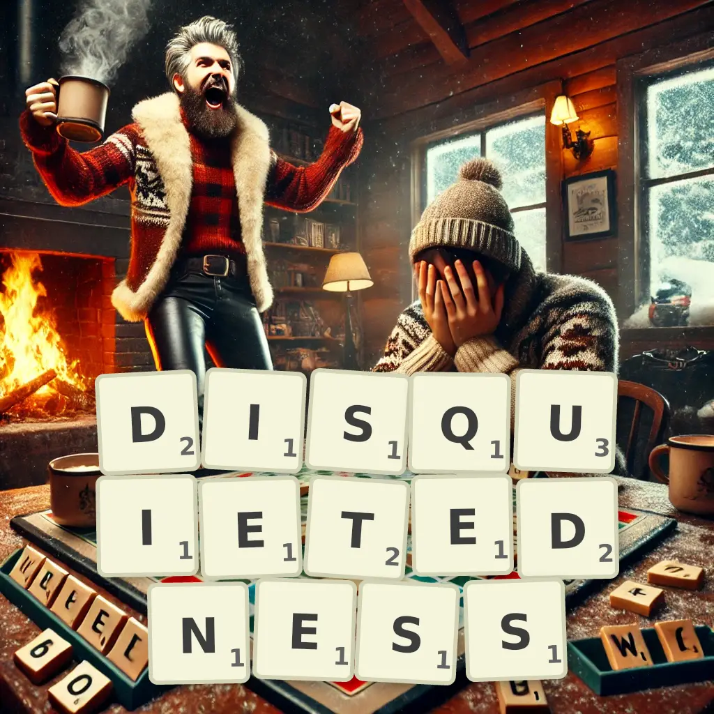 List of words with letters DISQUIETEDNESS Words with letters DISQUIETEDNESS