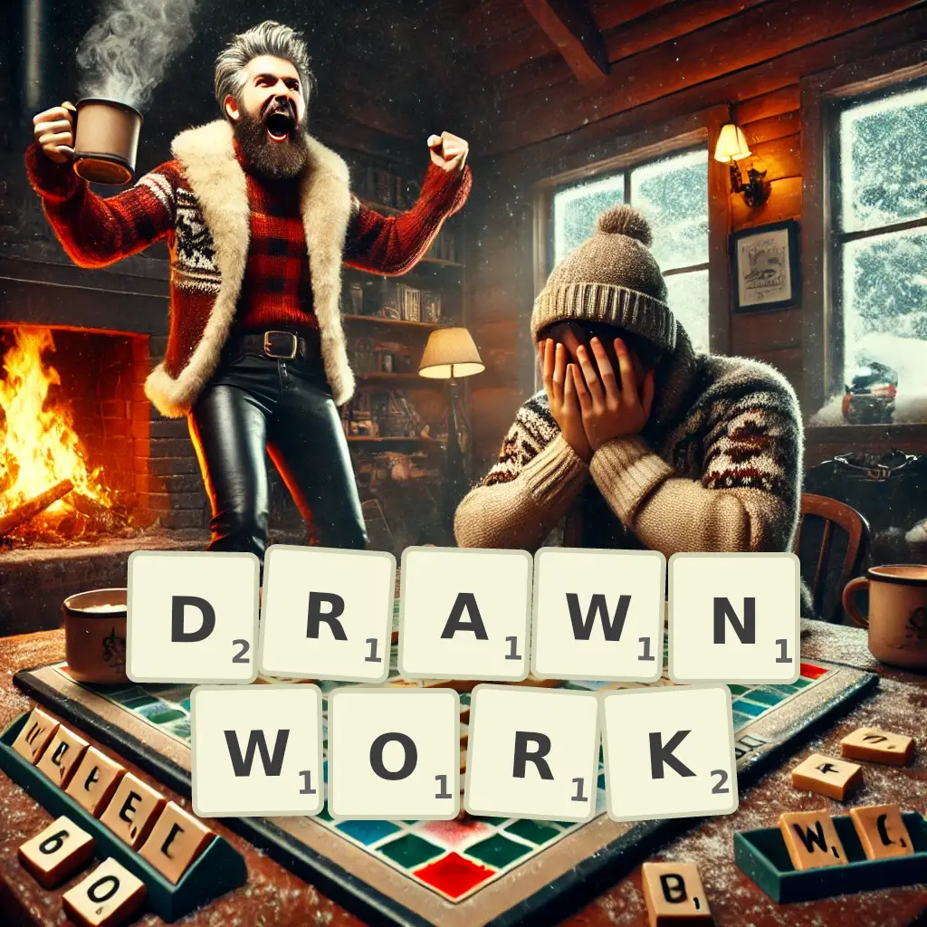 List of words with letters DRAWNWORK Words with letters DRAWNWORK