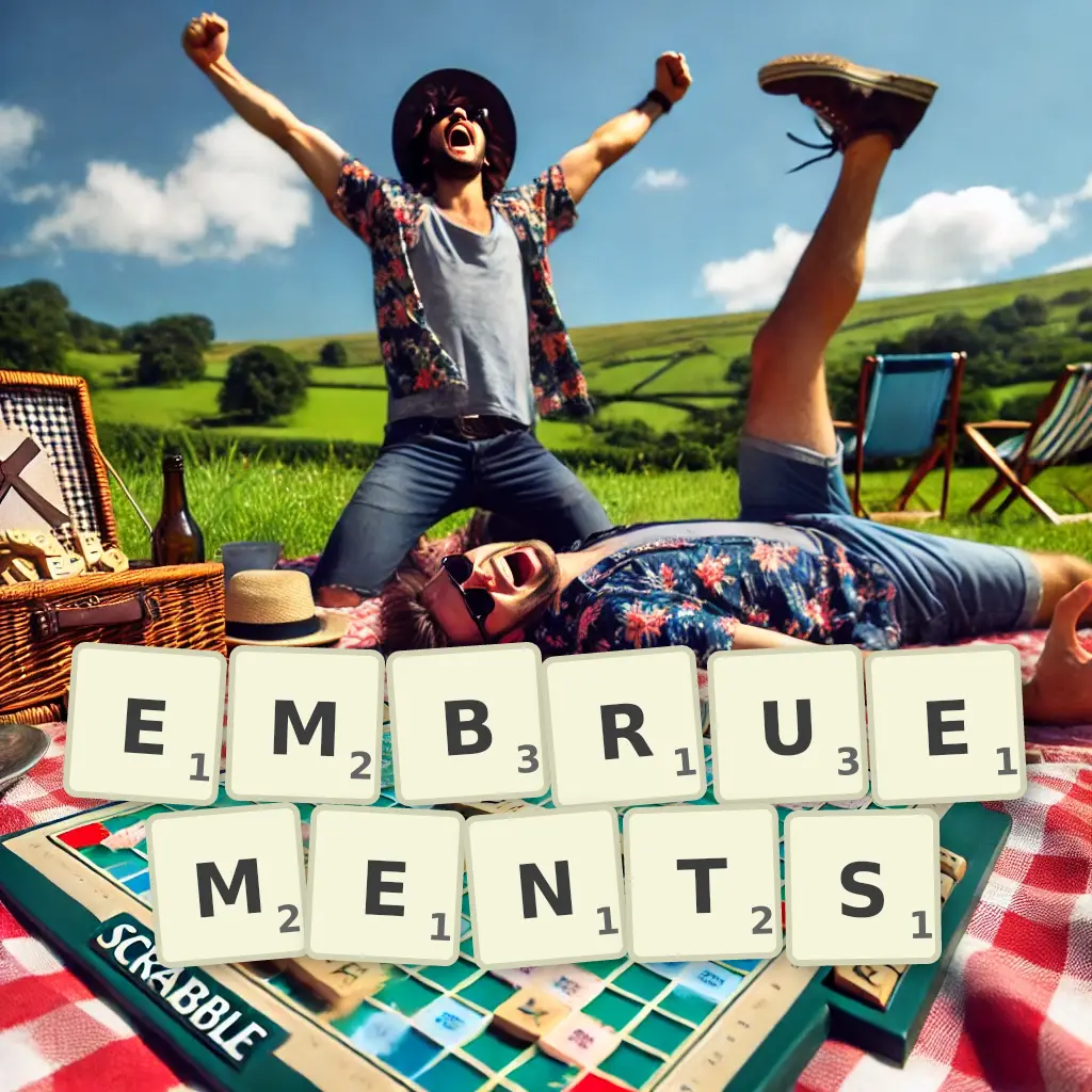 List of words with letters EMBRUEMENTS Words with letters EMBRUEMENTS