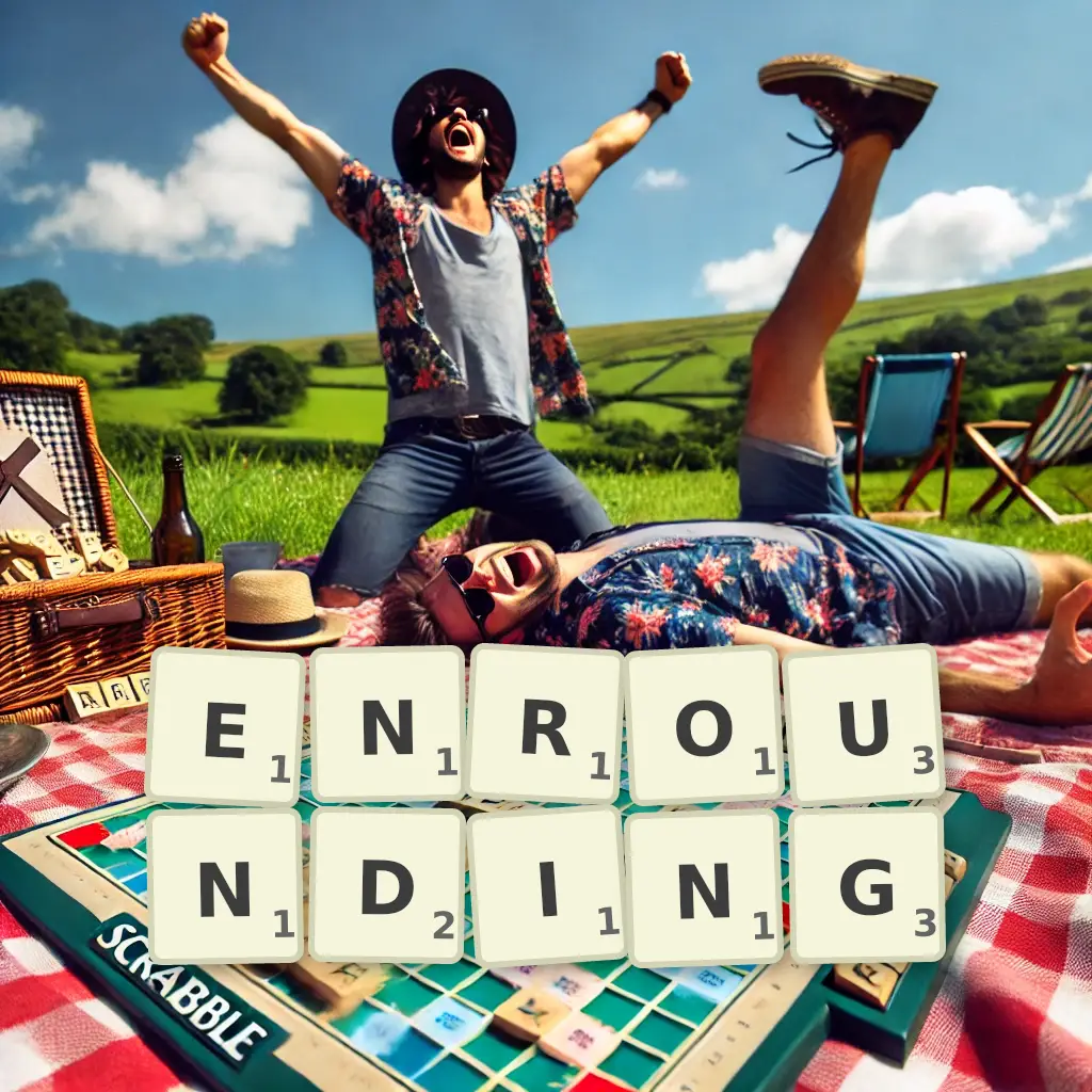 List of words with letters ENROUNDING Words with letters ENROUNDING