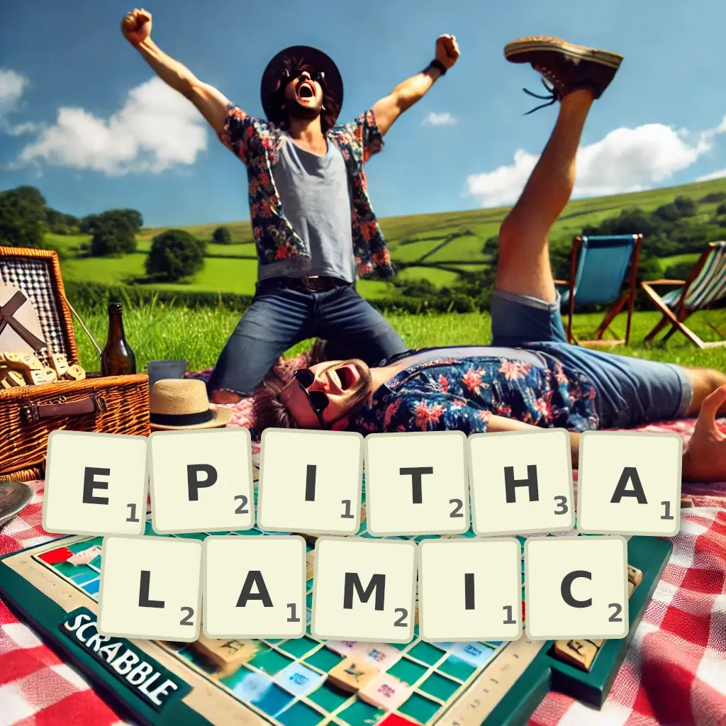 List of words with letters EPITHALAMIC Words with letters EPITHALAMIC