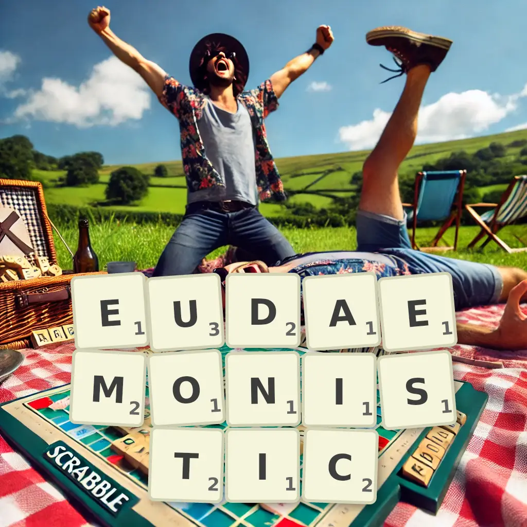List of words with letters EUDAEMONISTIC Words with letters EUDAEMONISTIC