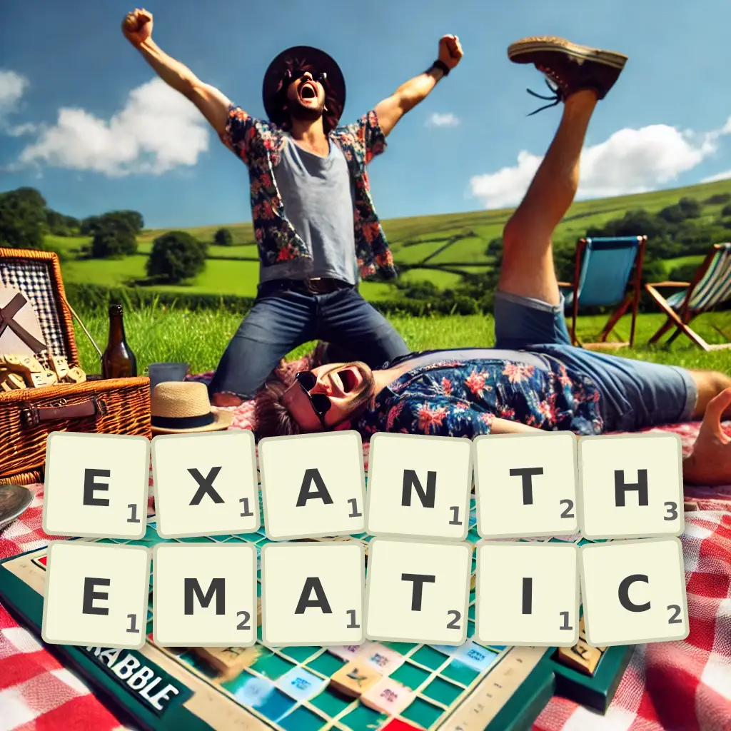 List of words with letters EXANTHEMATIC Words with letters EXANTHEMATIC