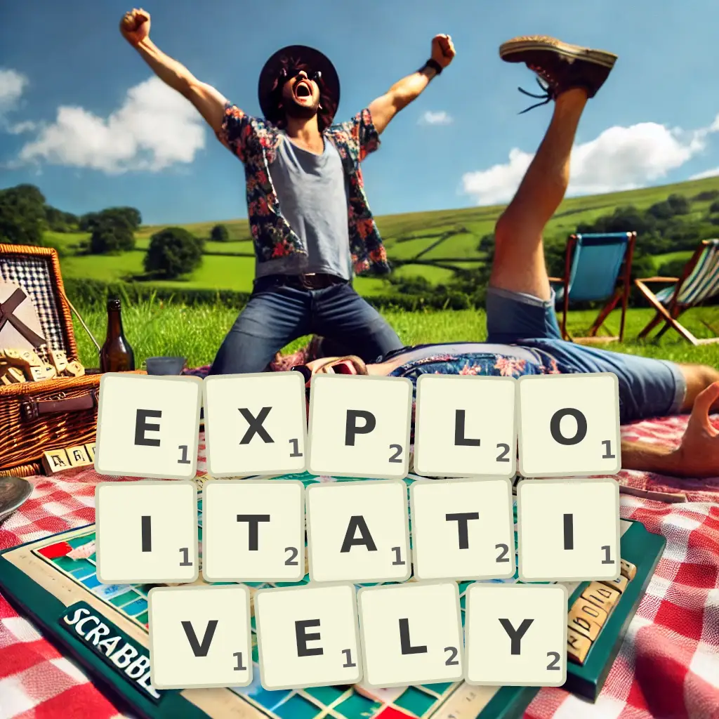 List of words with letters EXPLOITATIVELY Words with letters EXPLOITATIVELY