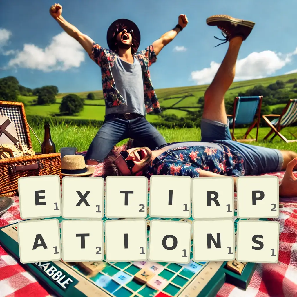 List of words with letters EXTIRPATIONS Words with letters EXTIRPATIONS