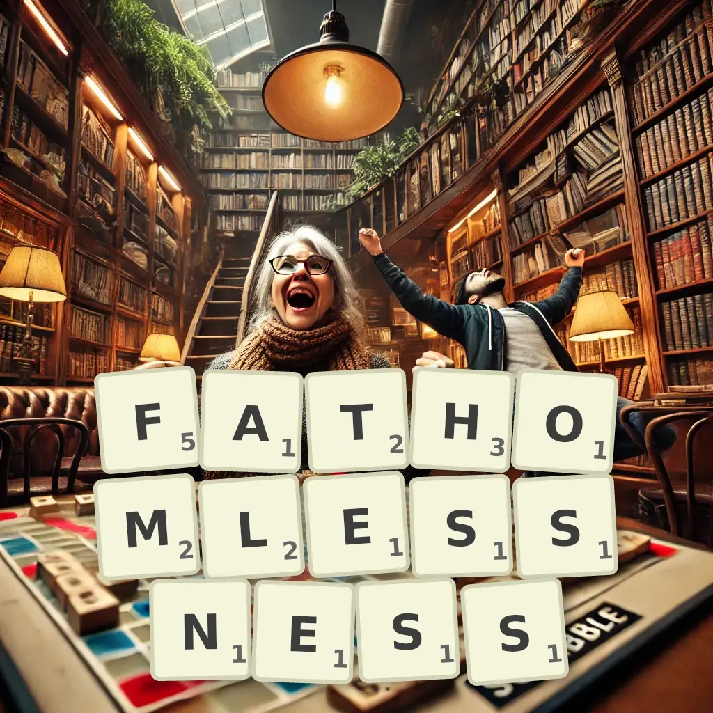 List of words with letters FATHOMLESSNESS Words with letters FATHOMLESSNESS