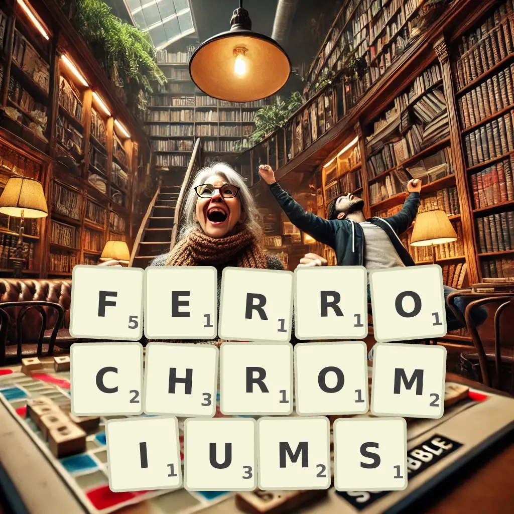 List of words with letters FERROCHROMIUMS Words with letters FERROCHROMIUMS