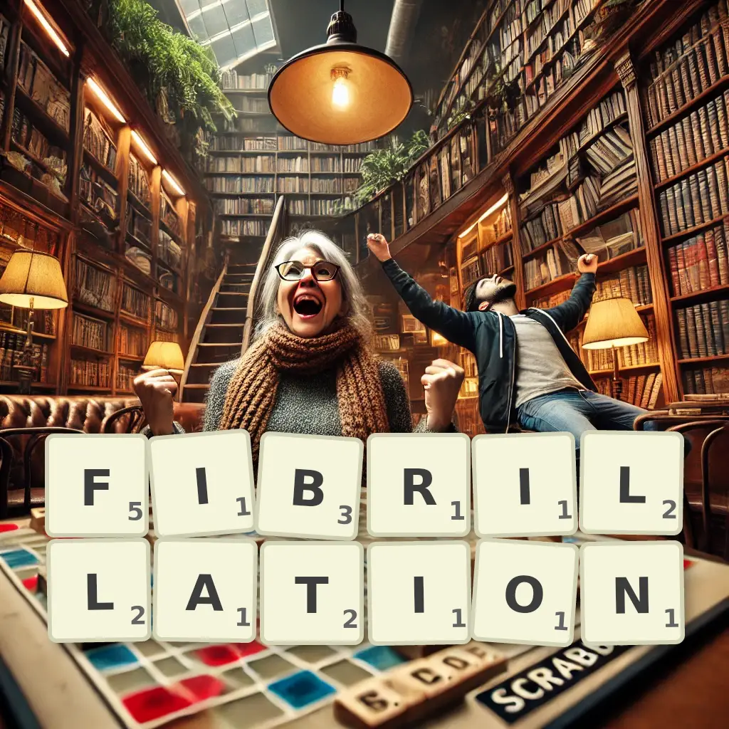 Words with letters FIBRILLATION