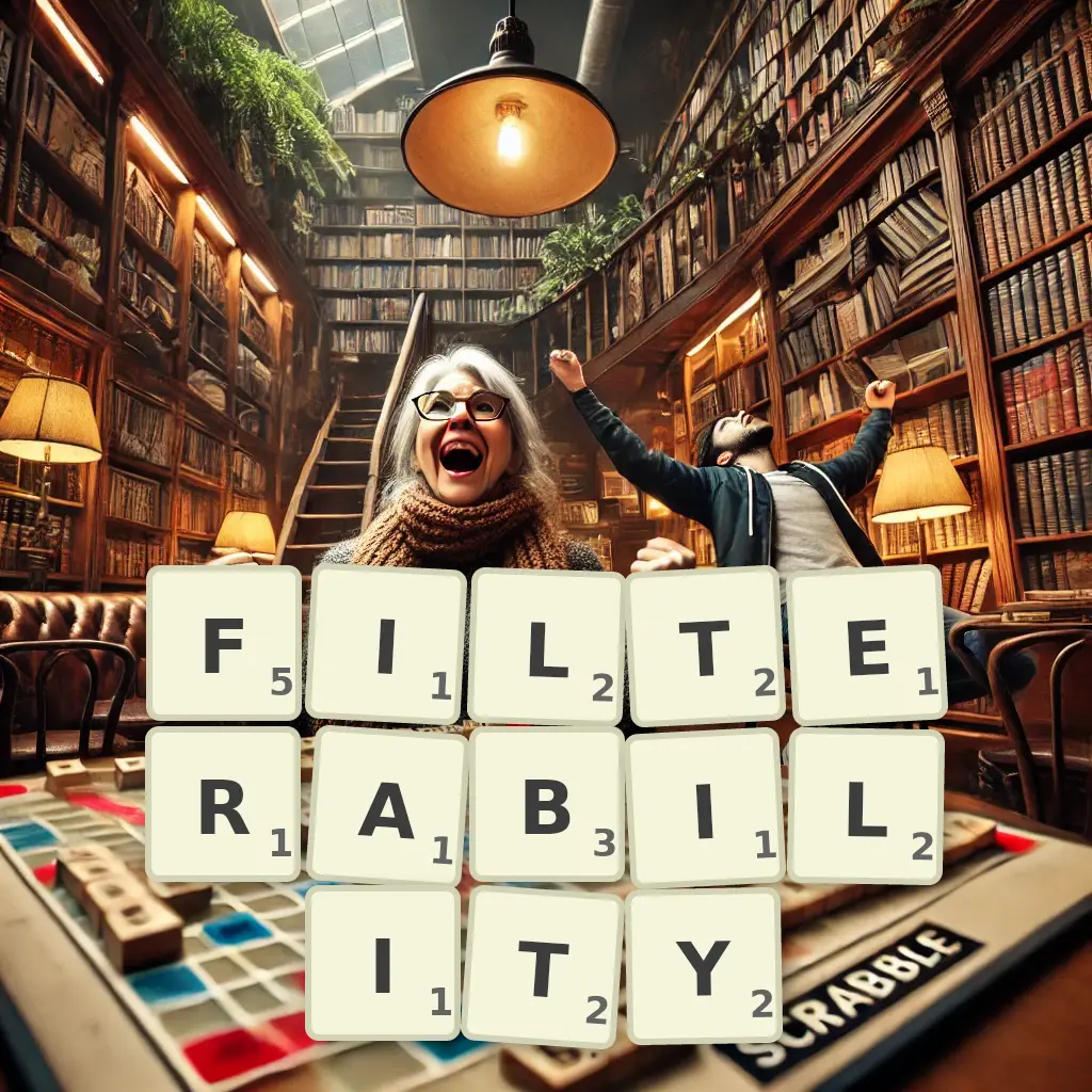 List of words with letters FILTERABILITY Words with letters FILTERABILITY