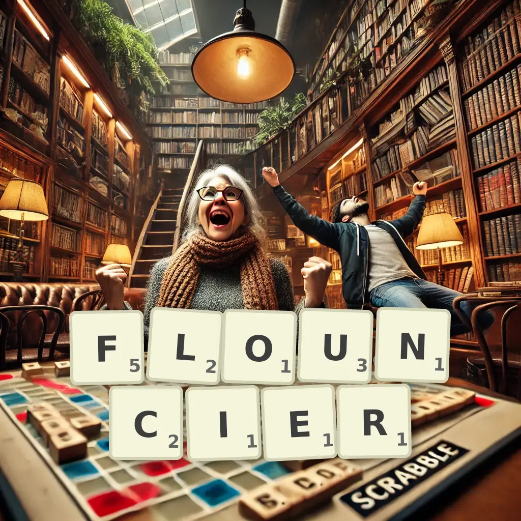 List of words with letters FLOUNCIER Words with letters FLOUNCIER