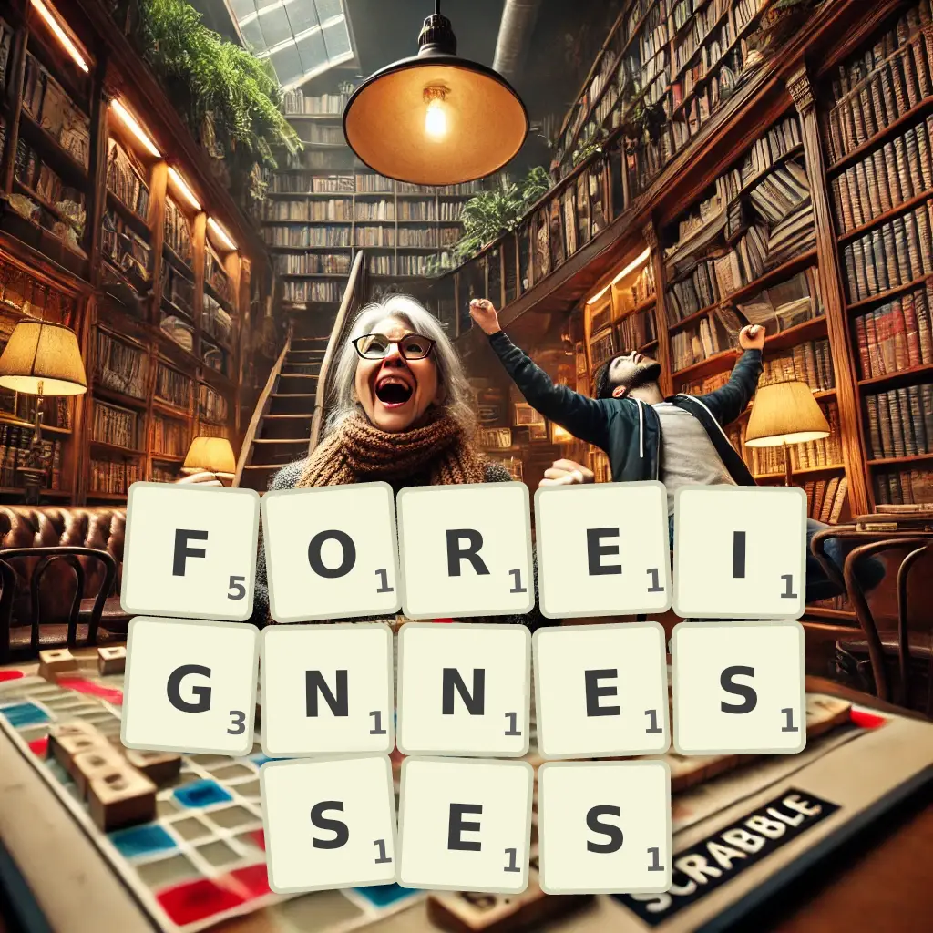 List of words with letters FOREIGNNESSES Words with letters FOREIGNNESSES