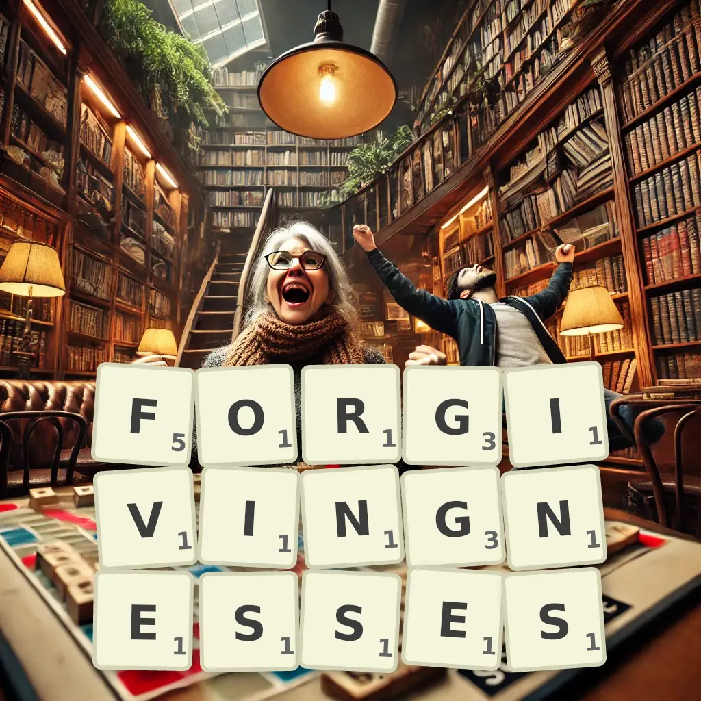 List of words with letters FORGIVINGNESSES Words with letters FORGIVINGNESSES