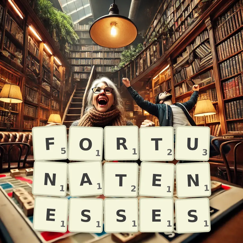 List of words with letters FORTUNATENESSES Words with letters FORTUNATENESSES