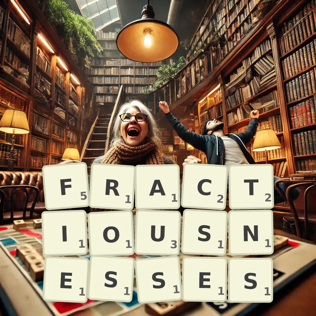 List of words with letters FRACTIOUSNESSES Words with letters FRACTIOUSNESSES