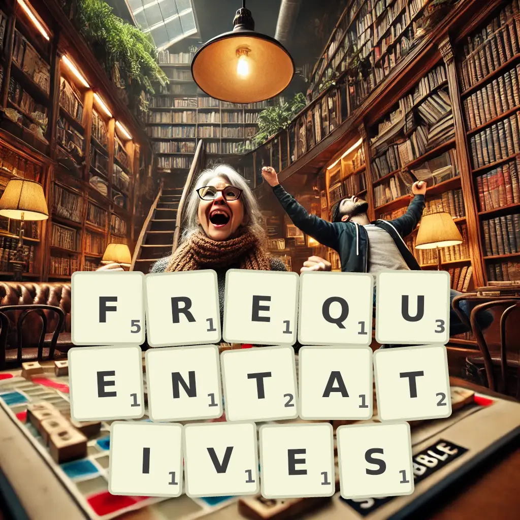 List of words with letters FREQUENTATIVES Words with letters FREQUENTATIVES