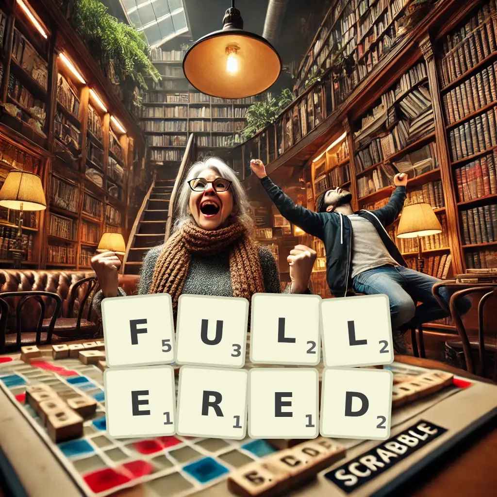 List of words with letters FULLERED Words with letters FULLERED