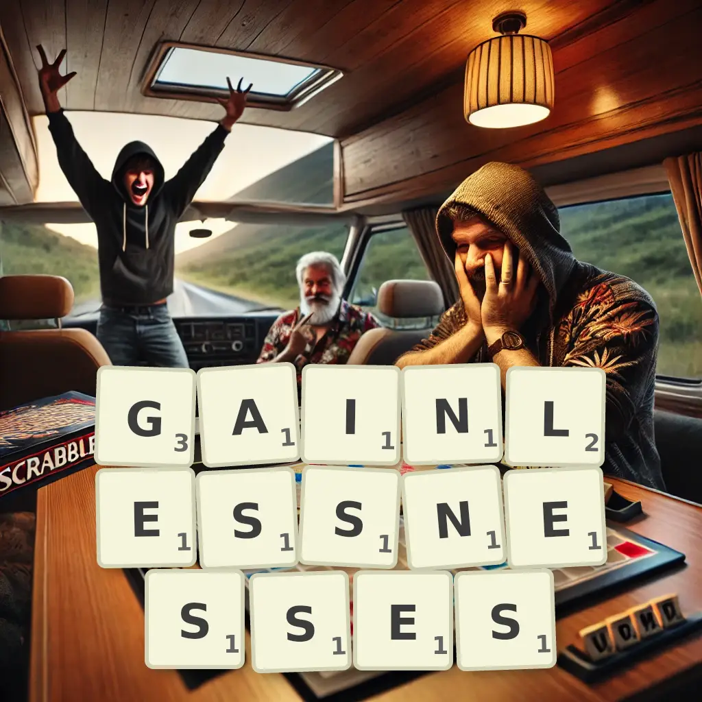 List of words with letters GAINLESSNESSES Words with letters GAINLESSNESSES
