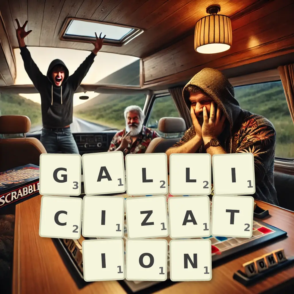 List of words with letters GALLICIZATION Words with letters GALLICIZATION