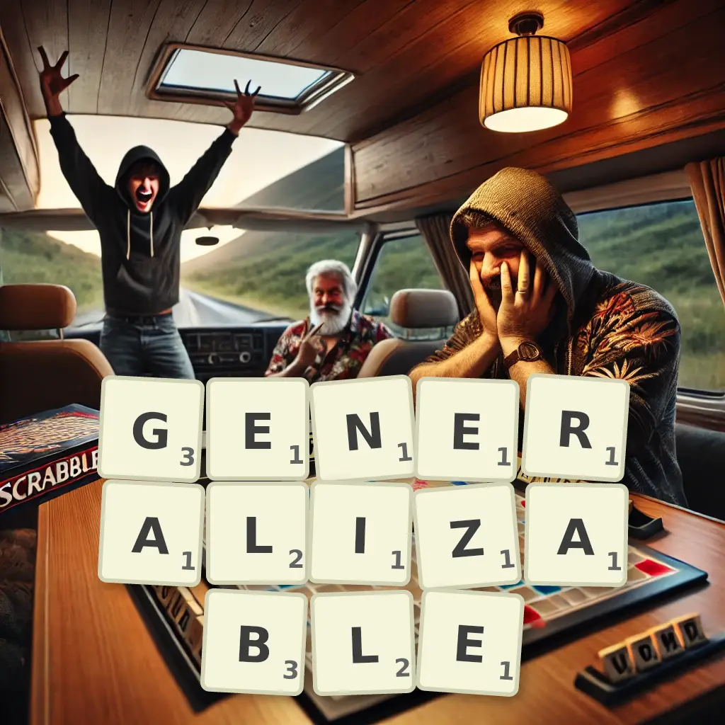 List of words with letters GENERALIZABLE Words with letters GENERALIZABLE