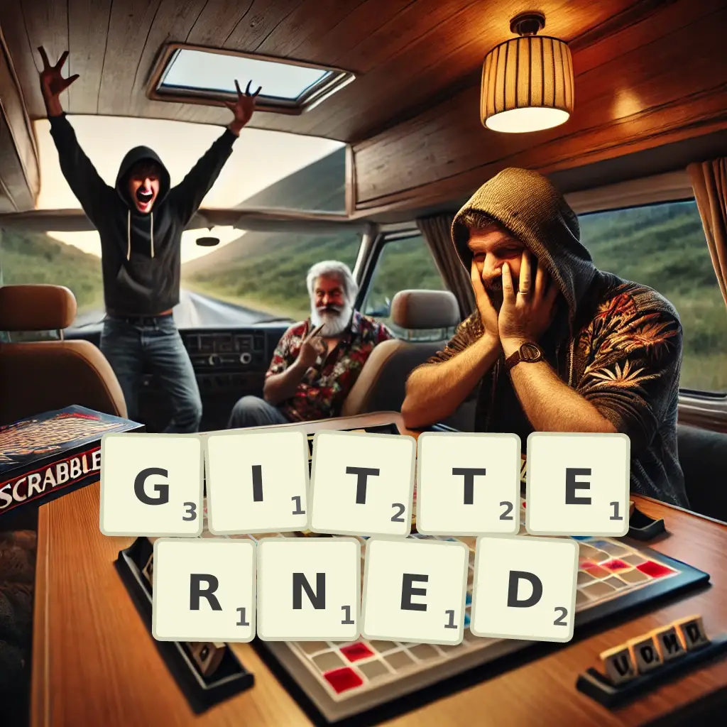 List of words with letters GITTERNED Words with letters GITTERNED