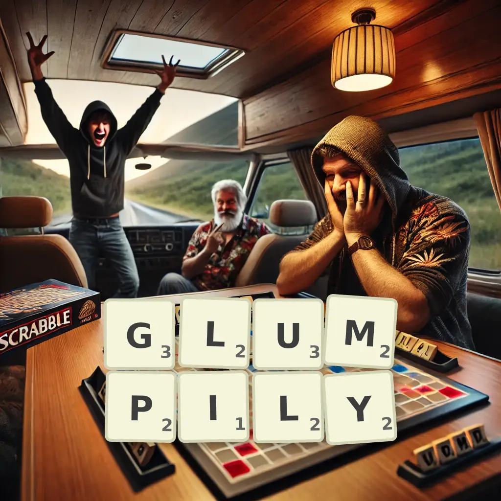 List of words with letters GLUMPILY Words with letters GLUMPILY