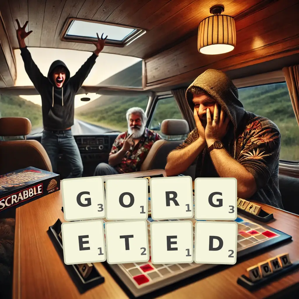 List of words with letters GORGETED Words with letters GORGETED