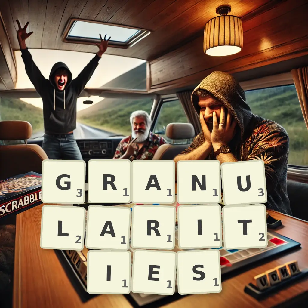 List of words with letters GRANULARITIES Words with letters GRANULARITIES