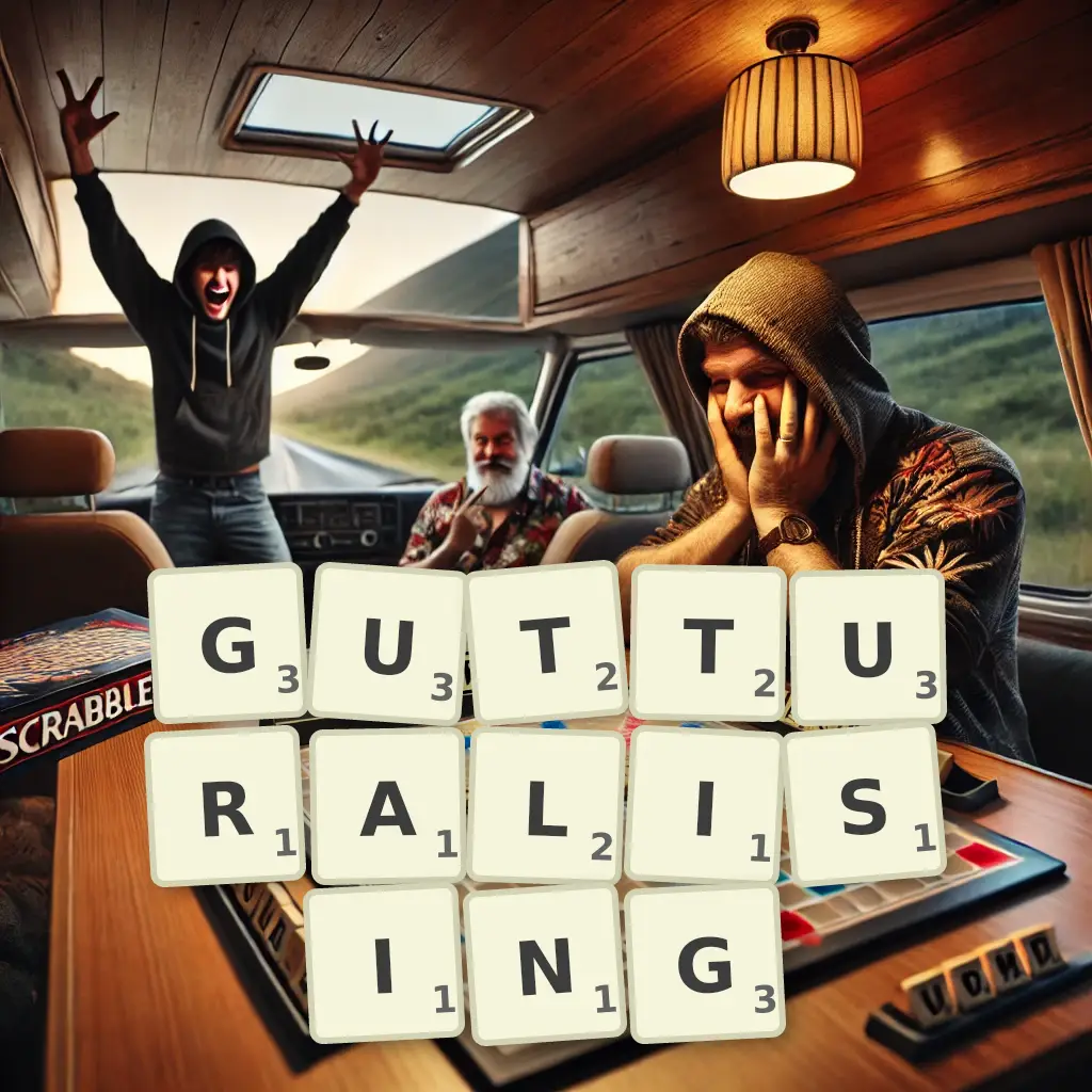 List of words with letters GUTTURALISING Words with letters GUTTURALISING